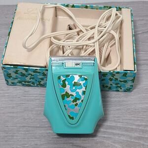Vintage Lady Remington Electric Shaver Razor in Box Model CL-30B Teal Works